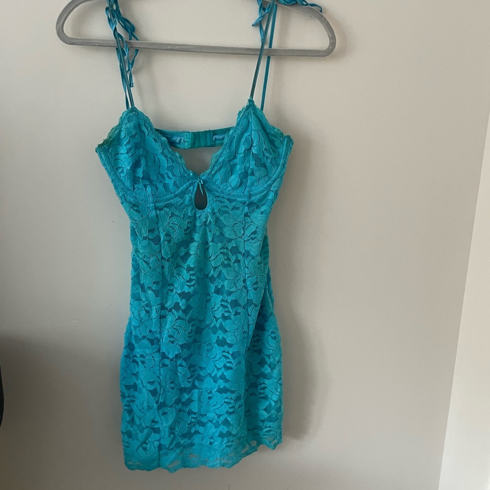 White Fox, Take Me Dancing, Mini-dress, Homecoming, Blue